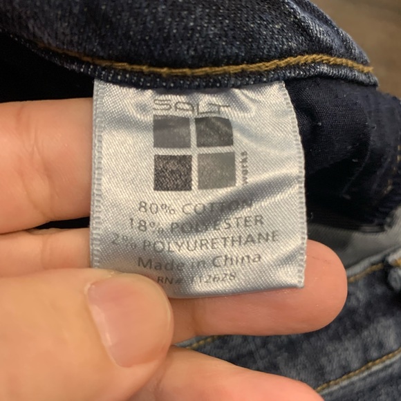 “Orion Blue” Stretch Bootcut Jeans { Salt Works Denim } - Picture 7 of 9